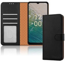 Nokia C32 Case Leather Wallet