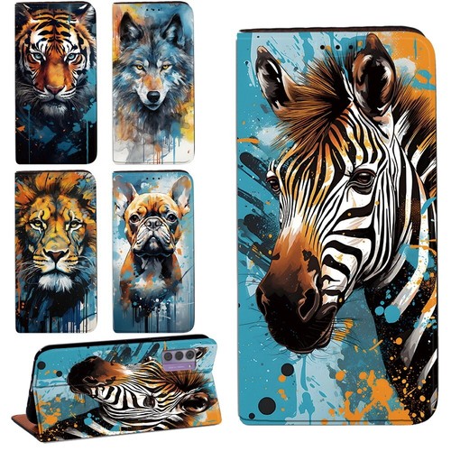 Leather wallet cover case - leather, fit