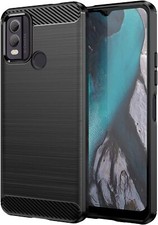 For Nokia C32 Case, Carbon Gel