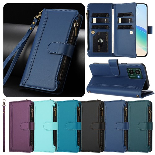 Zipper wallet purse leather - zipper,