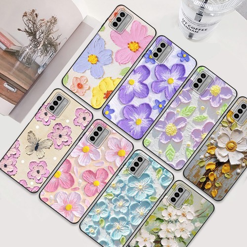 Pretty flowers print tpu - 3d,
